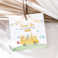 Yellow School Bus Birthday Party Square