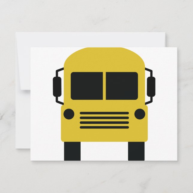 yellow school bus symbol (Front)