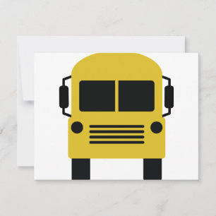 yellow school bus symbol