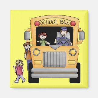 Yellow School Bus Tshirts and Gifts Magnet