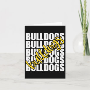 Yellow School Sports Fan Team Spirit  Card