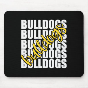 Yellow School Sports Fan Team Spirit  Mouse Pad