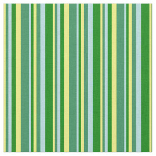 Yellow, Sea Green, Powder Blue & Green Colored Fabric