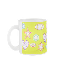 Yellow shapes mug
