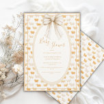 Yellow Sheep Vintage Ribbon Baby Shower Invitation<br><div class="desc">Yellow,  orange and white baby sheep pattern with layered oval frame and vintage sweet wreath cascading over the event details.  A sweet and unique design for any baby shower. Beautiful coordinating fonts.  Absolutely delightful.</div>
