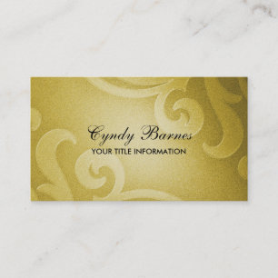 Yellow Shimmer Business Card
