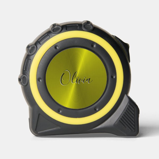 Yellow shiny faux metal  1 (Front)