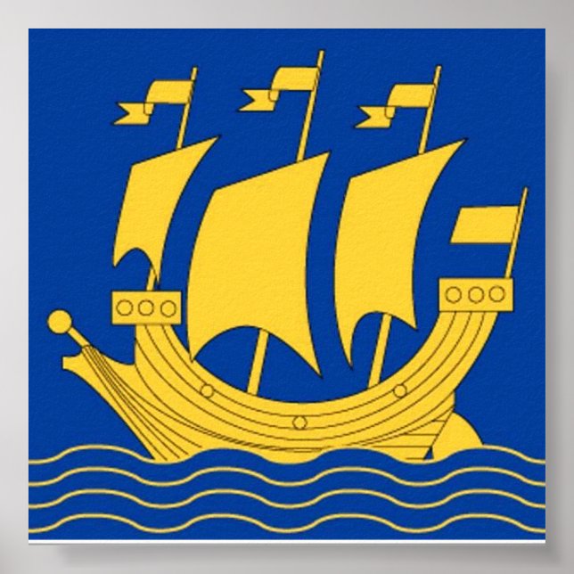 Yellow Ship Poster (Front)