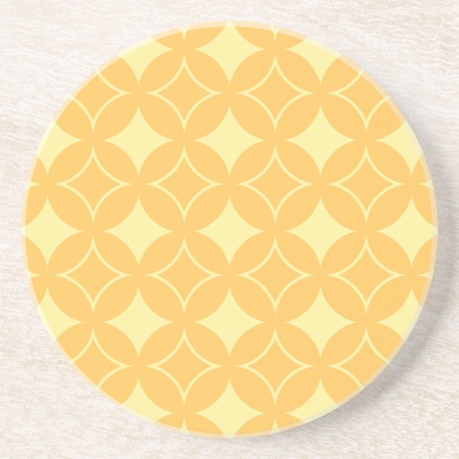 Yellow shippo coaster (Front)