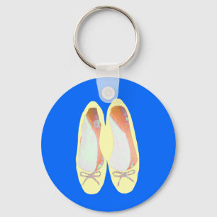 Yellow shoes key ring