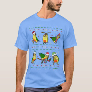 Yellow sided conure Ugly Christmas T-Shirt