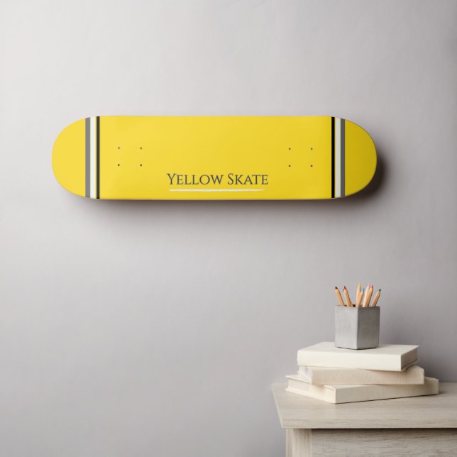 Yellow Skate Skateboard (Wall Art (Horz))