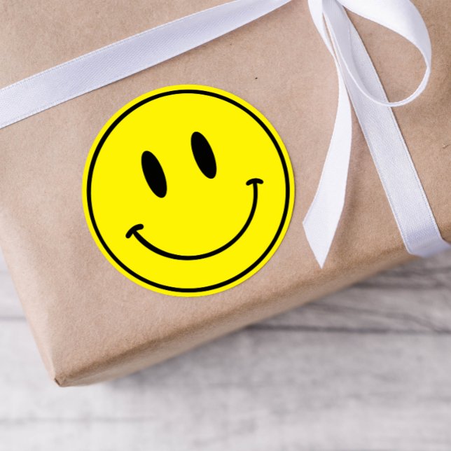 Yellow Smiley One Happy Dude/Gal Birthday Stickers (Creator Uploaded)