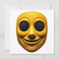 Yellow Smiling Mask