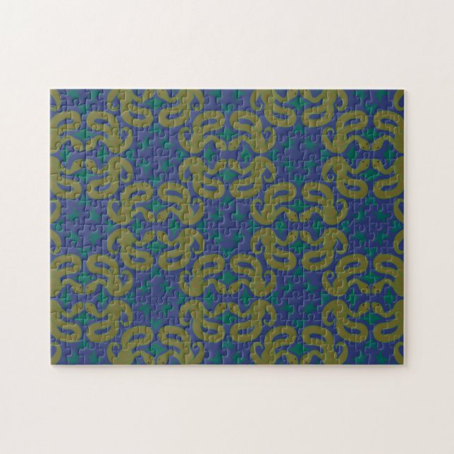 Yellow Snake Puzzle (Horizontal)