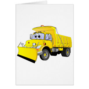 Yellow Snow Plough Cartoon