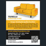 Yellow Sofa - Furniture Store Sales Flyer<br><div class="desc">Yellow Sofa - Furniture Store Sales Advertising Flyer by The Business Card Store.</div>