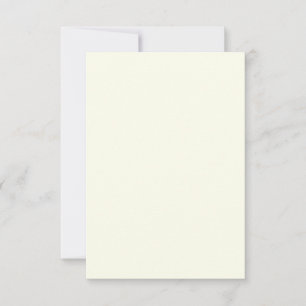 Yellow Soft Pale White Pastel Solid Colour Card