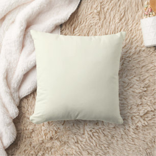 Yellow Soft Pale White Pastel Solid Colour Cushion