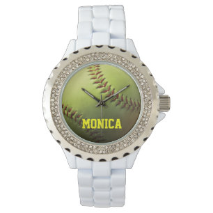 Yellow Softball Watch