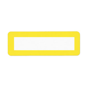 Yellow solid colour border blank