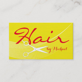 Yellow Solid Hair Stylist Appointment #2