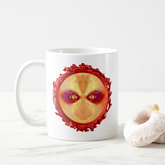 Yellow Soul Warrior Coffee Mug (With Donut)