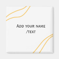 Yellow Spanish border name message text lines