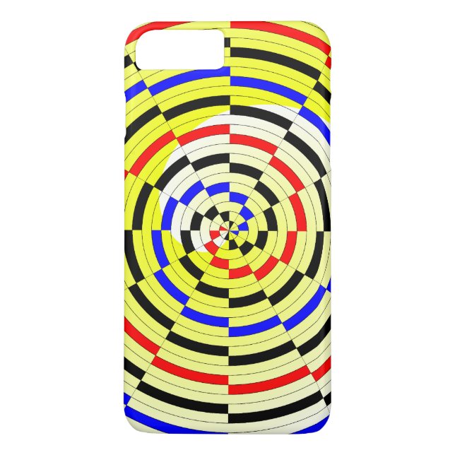Yellow Spirals by Kenneth Yoncich Case-Mate iPhone Case (Back)