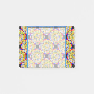 Yellow Spirals by Kenneth Yoncich Post-it Notes