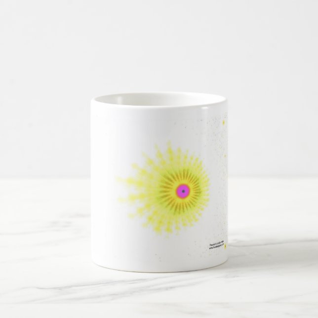 Yellow Splash Coffee Mug (Center)