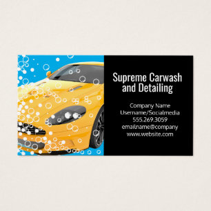 Yellow Sports Car Bubbles