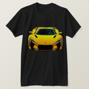 Yellow Sports Car  T-Shirt