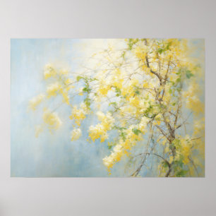 Yellow Spring Flowers Poster
