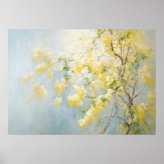 Yellow Spring Flowers  Poster (Front)