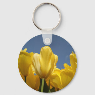 yellow spring key ring