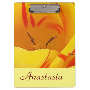 Yellow Spring Tulip Clipboard
