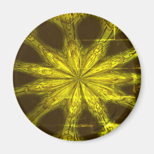 Yellow Standard, 2¼ Inch Circle Magnet