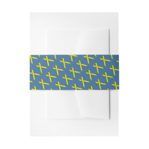 Yellow Standard Ribbon by Kenneth Yoncich Invitation Belly Band