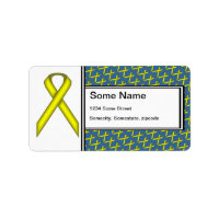 Yellow Standard Ribbon by Kenneth Yoncich