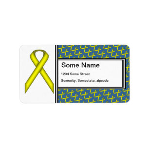 Yellow Standard Ribbon by Kenneth Yoncich Label