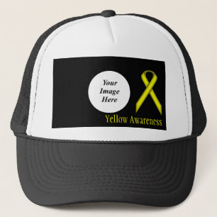Yellow Standard Ribbon by Kenneth Yoncich Trucker Hat
