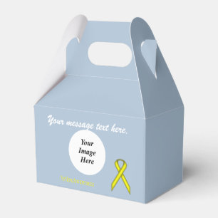 Yellow Standard Ribbon Template by Kenneth Yoncich Favour Box