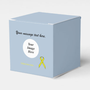 Yellow Standard Ribbon Template by Kenneth Yoncich Favour Box