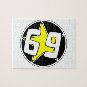Yellow Star 69 Jigsaw Puzzle