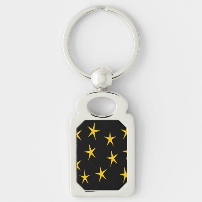 YELLOW STARS KEY RING (Front)