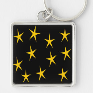 YELLOW STARS KEY RING