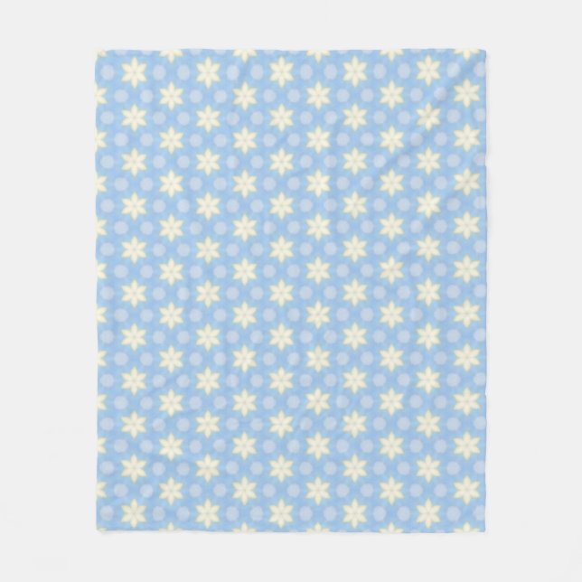 Yellow stars on Pale blue blanket (Front)