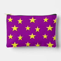 Yellow stars on purple