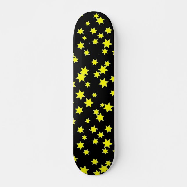 Yellow Stars Skateboard (Front)